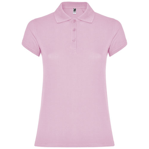 Polo Femme publicitaire coton 200gr Star ROLY Rose clair